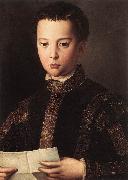 BRONZINO, Agnolo Portrait of Francesco I de Medici Spain oil painting reproduction